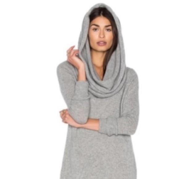 White + Warren 3 way Cowl Turtleneck Gray - Picture 8 of 10